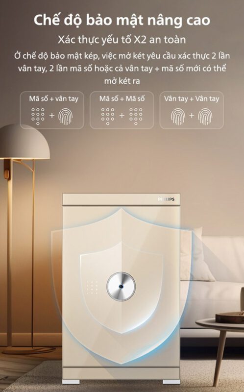 Xác thực kép két sắt Philips SBX602