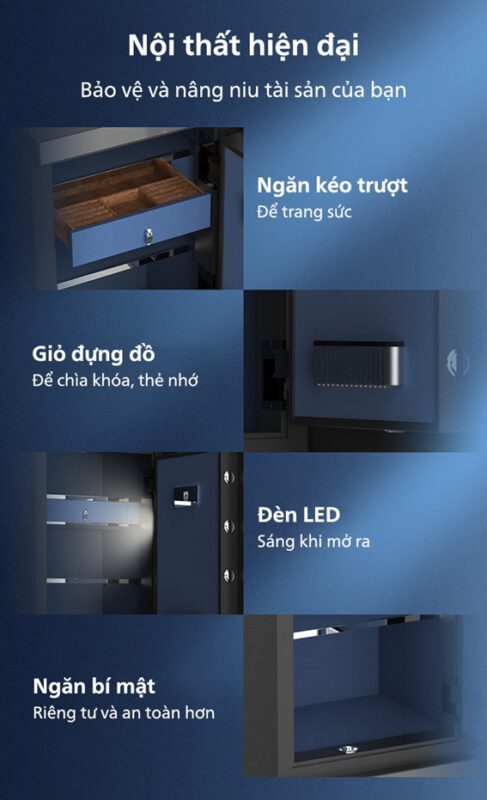 Ngăn bí mật két sắt Philips SBX602