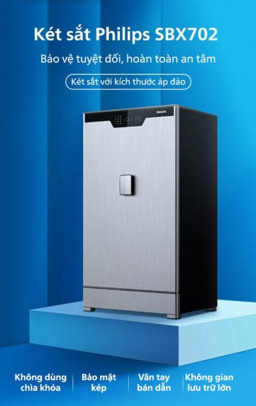 Két sắt Philips SBX702-CBX thép liền khối chống cạy phá