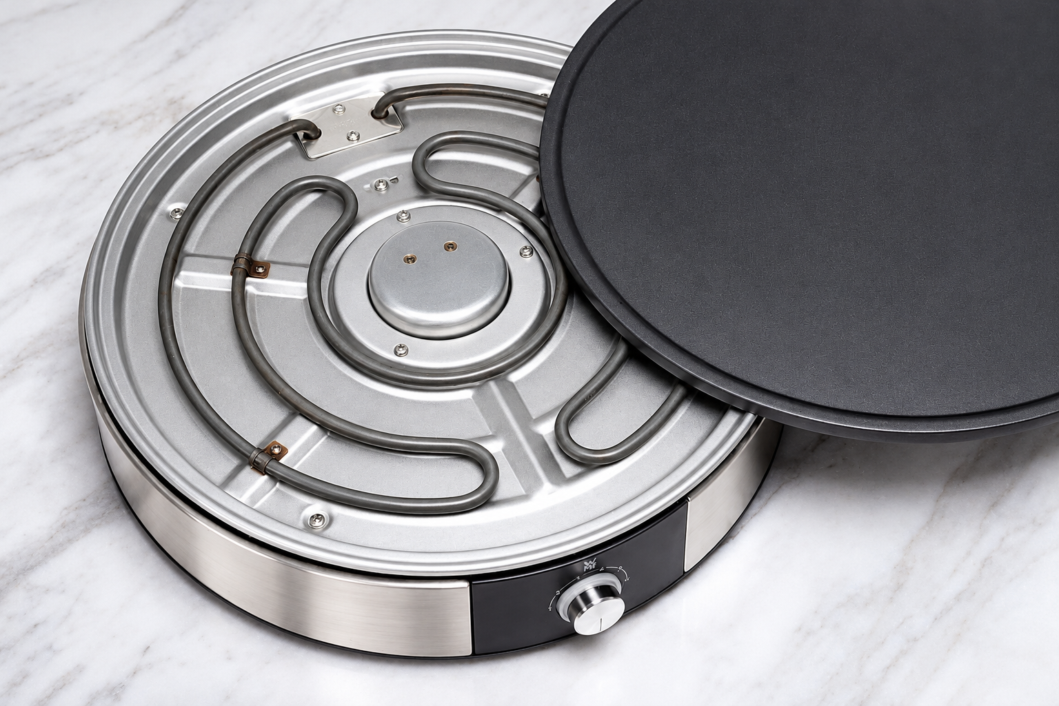 Máy Làm Bánh Crêpe WMF Lono Crêperie 1600W, Mặt Nướng 33cm thanh nhiệt Máy Làm Bánh Crêpe WMF Lono Crêperie 1600W, Mặt Nướng 33cm