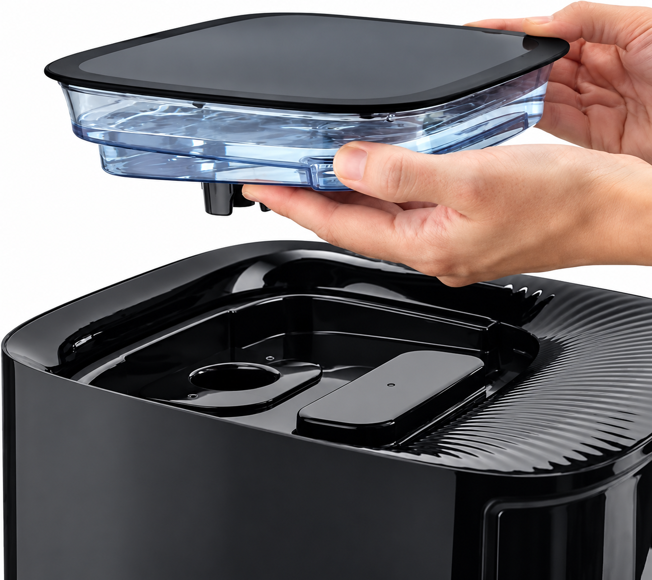 Nồi Chiên Không Dầu Kèm Hấp CASO AirFry & Steam 700 nhấc bình nước Nồi Chiên Không Dầu Kèm Hấp CASO AirFry & Steam 700