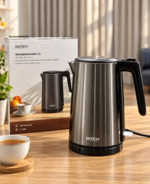 Ấm siêu tốc GKÖCH HB-K102 1,7L màu đen