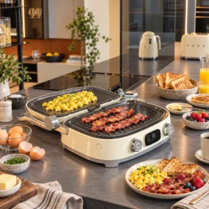 Máy nướng đa năng Smeg MGF01 - ảnh 3