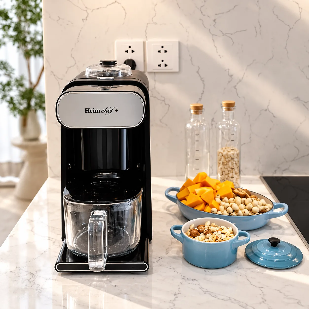 Máy làm sữa hạt Heimchef Oh Master Plus Pro-689 Máy làm sữa hạt Heimchef Oh Master Plus Pro-689