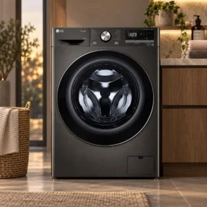 LG FV1410S4B 10 kg: Thiết kế tối màu, TurboWash 360 và AI DD thông minh
